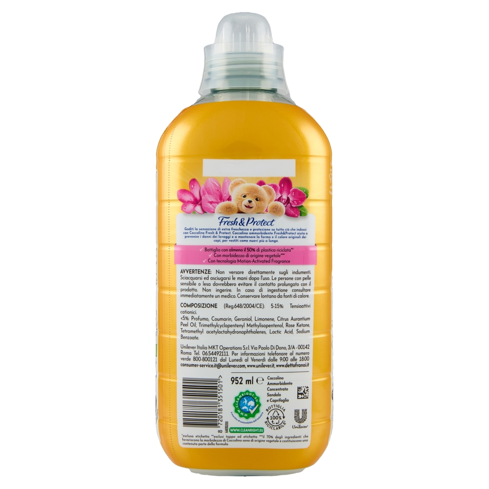 Coccolino Ammorbidente Concentrato Intense Care Sandalo & Caprifoglio 42 Lavaggi 980 ml